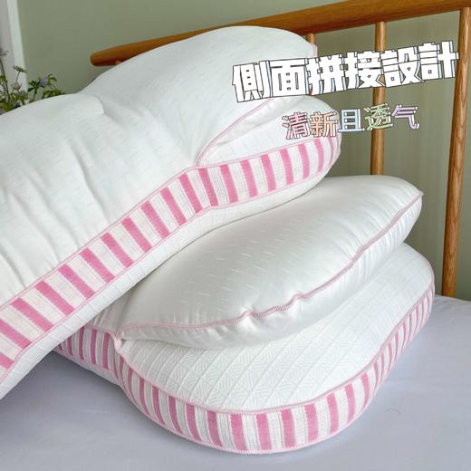 自然醒全棉双层提花侧睡护颈枕助睡眠专用枕芯家用高枕不塌陷成人颈椎枕学生XK 商品图1