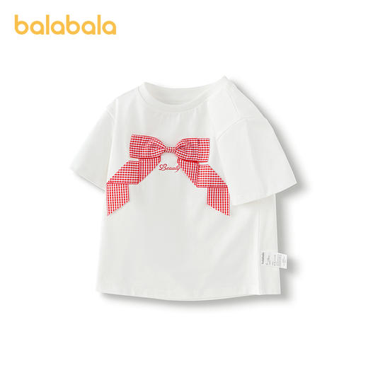 巴拉巴拉童装儿童t恤女童短袖上衣速干凉感2025夏装 商品图4