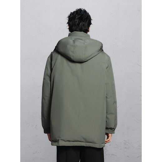 GXG男装 简约中长款羽绒服男通勤外套  冬热卖G24XY34005 商品图3
