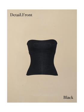 叠层抹胸 灰/黑/粉