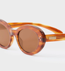 Sporty & Rich - Frame N.05 - Sunglasses - Havana/Gold - 女装 - 墨镜 - 琥珀色/金色 商品缩略图2