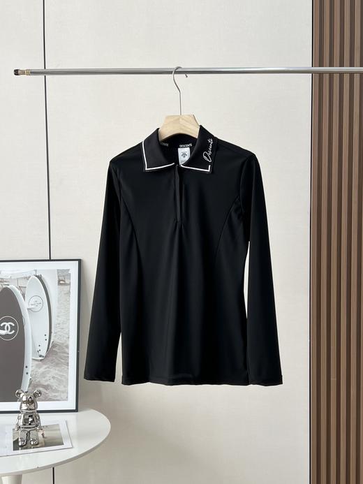 点此购买 迪桑特春秋季高尔夫女士长袖POLO衫 qk 312418 商品图1