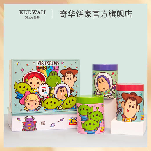 【奇华玩具总动员奶油饼干】奶油曲奇饼干香港进口休闲零食 商品图7