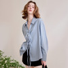 【蝴蝶结绑带】甜美翻领衬衫外套女开衫长袖衬衣V0050618 商品缩略图3