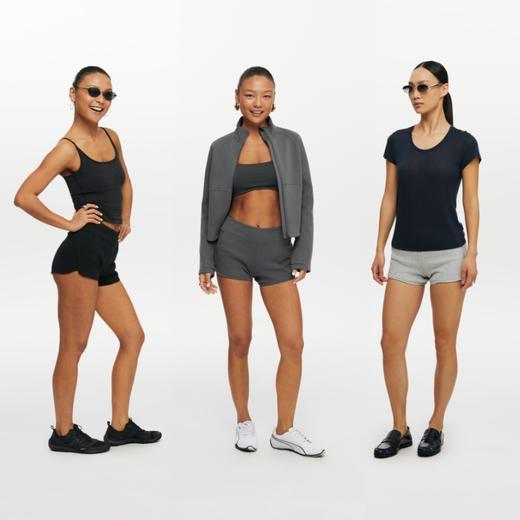 oneup空气层弹力修身短裤 商品图4