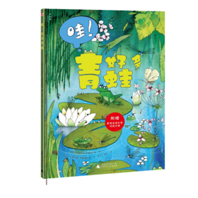 【独秀书香卡】“哇！好多”手工益智书系  哇！好多青蛙  智力游戏  儿童读物 绘本