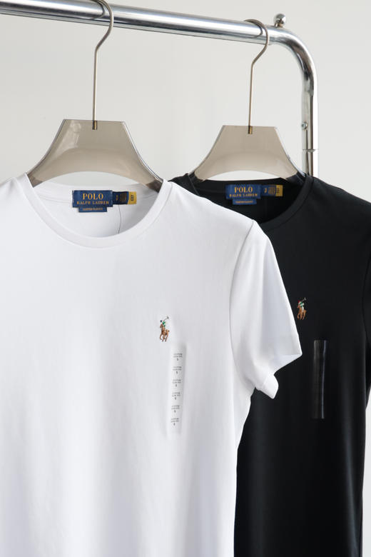 R.L 水溶棉 彩马 情侣款圆领T恤 TX408 商品图3