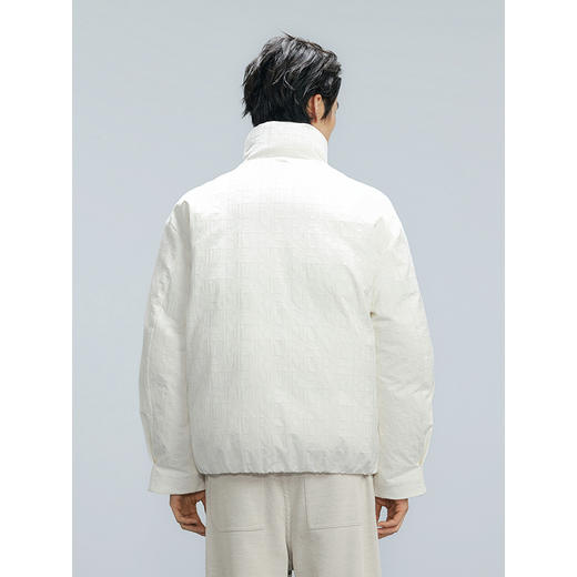 GXG男装 满印提花羽绒服通勤外套24年冬热卖G24XY24020 商品图3