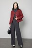 Le Malene 红色圆领小香风羽绒外套 19854 商品缩略图1