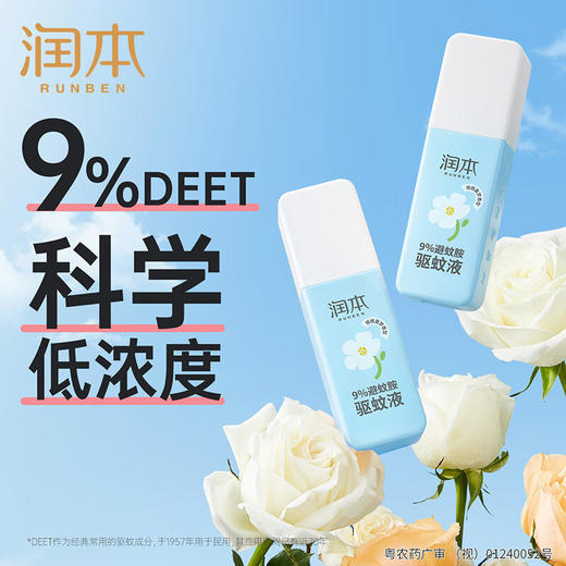 润本 9%避蚊胺驱蚊液75ml(栀栀)   RB03 商品图4