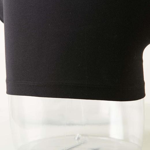 男士短裤 棉混 前开襟 黑色 商品图6