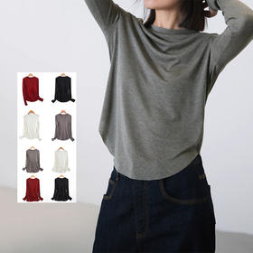 京东顺丰发货系列！【杉夏 新蚕丝面膜打底衫系列ZM8812+ZM8826】零触感 科技面料 莱赛尔桑蚕丝黄金配比 一件搞定四季百搭