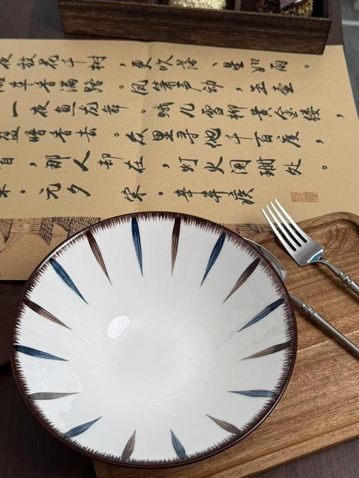 【醒粉福利29.9元4个】【雅韵宝藏斗笠碗】存咏·8英寸纤草日式斗笠碗 商品图3