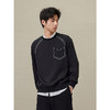 GXG男装  秋冬热卖GXG男士内里拉毛简约时尚明线设计圆领卫衣男 商品缩略图3
