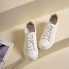 Safiya/索菲娅2025学院风百搭内增高小个子真皮平底休闲小白鞋SFD1112165 商品缩略图9
