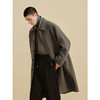 GXG男装 深卡其宽松保暖通勤长款大衣24冬热卖G24X264007 商品缩略图2