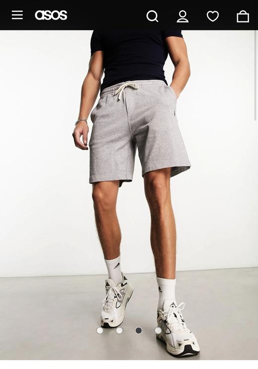 R.L 条绒棉涤混纺 刺绣小标中裤 DK346 商品图2