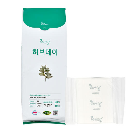 5包 鱼腥草卫生巾日用23cm  A-4113 商品图0