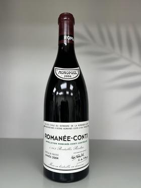 【香港自提】2004 DRC Romanee Conti 罗曼尼·康帝（罗曼尼·康帝特级园）红葡萄酒 2004