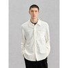 GXG男装 双色肌理感翻领长袖衬衫24年冬季热卖G24X034048 商品缩略图4