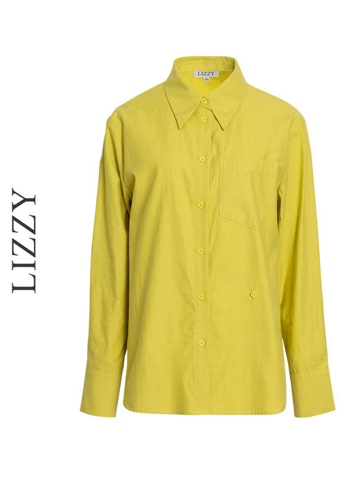 LIZZY时尚个性多巴胺百搭休闲通勤木棉衬衣8133 商品图5