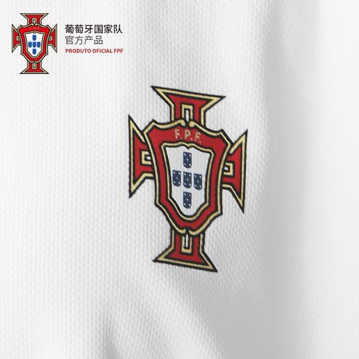 【官方正版】葡萄牙国家队 | 白色复古长袖POLO衫潮流C罗 商品图3