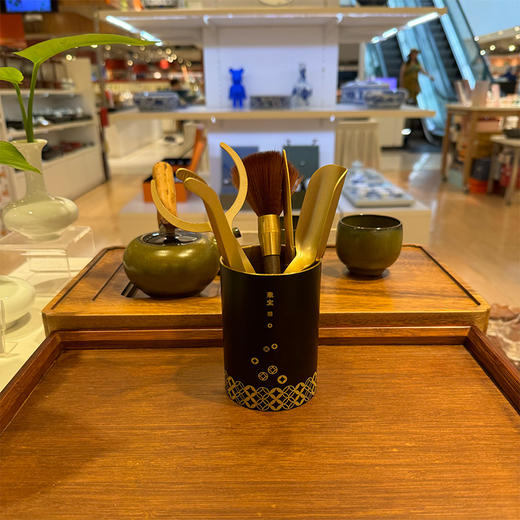 台隆金- 铜茶道聚宝（C款哑黑） 商品图3