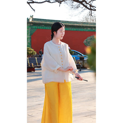 【2026东衣作】新中式衬衣（25710132吉量-设计师） 商品图0