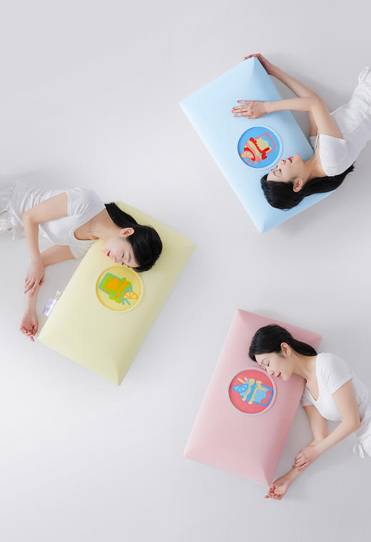自然醒奶昔凉感凝胶记忆棉枕夏季凉爽护颈椎助睡眠专用慢回弹成人家用整头天然防螨枕XK 商品图4
