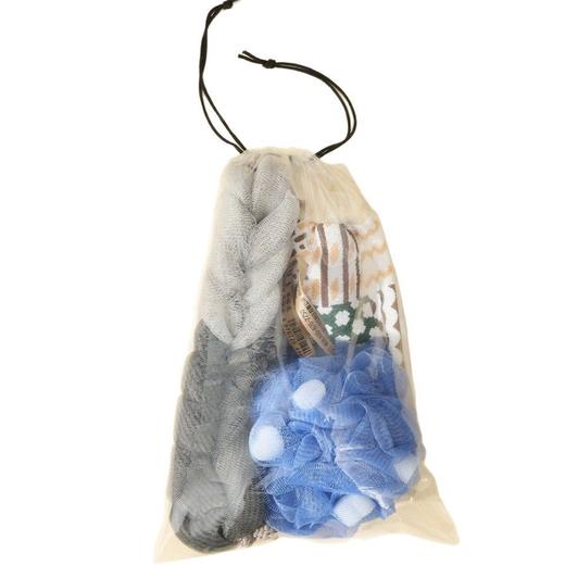 「三件套」花王澡巾组合浴花拉背条加厚加大家庭装居家日用搓澡搓泥搓灰 商品图4