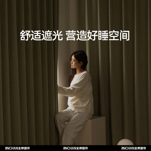 【匀彩】金蝉双面雪尼尔窗帘 商品图2