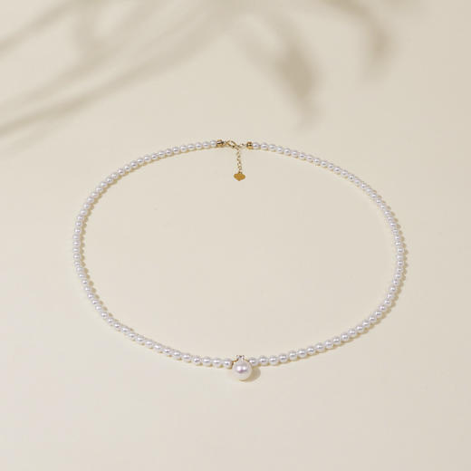 精品baby珠项链500910（白珠） 商品图1