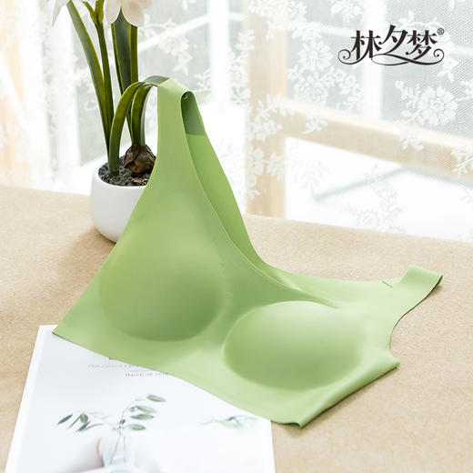 【清风文胸】新型无尺码 舒适无界限 一体式宽肩带 减压不勒 无背扣 360°无痕亲肤 大U领 时髦百搭_2107 商品图8