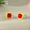东方国色 黄金耳饰小红心耳钉 足金方块耳饰女士礼物【按克计价黄金3】MEMORA诗普琳GE228802、GE230302、GE230402 商品缩略图9