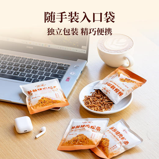 太丰酥酥猪肉松条15g 非油炸人工慢烤 新鲜猪里脊肉制作 商品图3