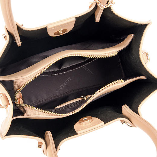 YD-5243A手提包包女新款时尚通勤女包婚包大容量单肩斜挎包多层手拎包 商品图3