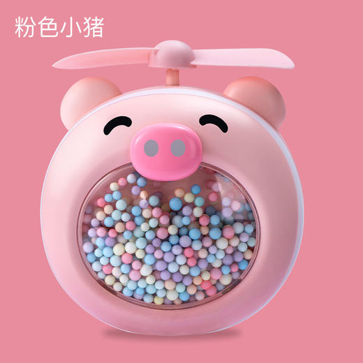 【天虹新款❗️LED美妆镜小风扇】集补光、风扇、化妆镜以及颜值于一身！USB锂电风扇办公室学校用静音带化妆镜风扇 商品图4