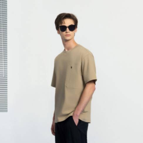 佐丹奴男装25新款凉感弹力针织T恤01025208 商品图0