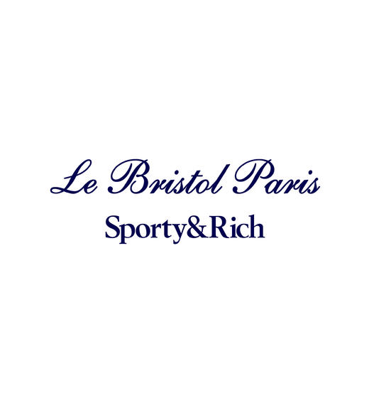 Sporty & Rich - Faubourg T Shirt - White/Navy - 女装 - T恤 - 白色/深蓝色 商品图2