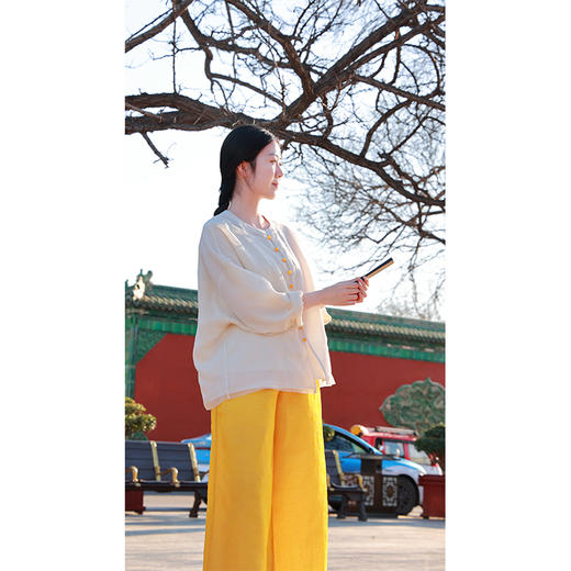 【2026东衣作】新中式衬衣（25710132吉量-设计师） 商品图3