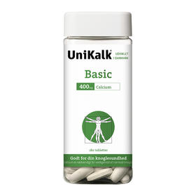 [丹麦]Unikalk佑咔克成人基础款钙片180粒. Unikalk Basic 180stk.