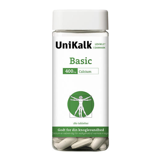 [丹麦]Unikalk佑咔克成人基础款钙片180粒. Unikalk Basic 180stk. 商品图0