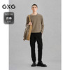 GXG男装 卡其色低领毛衫打底衫针织衫 24年冬G24X204022 商品缩略图1