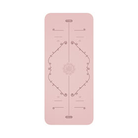 凯速丨双色防滑加宽带体位线TPE瑜伽垫（送绑绳） EA18