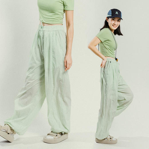 【春夏上新-福利特惠】ACMEITEM 爱棵米户外情侣八段锦休闲长裤宽松薄款可调节GAG3020326A 商品图1