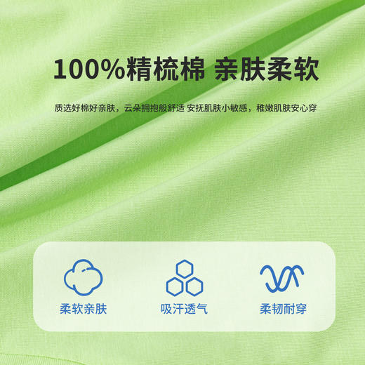 迪士尼25新款夏季男童轻薄透气短袖卡通印花凉感运动休闲T恤* 商品图9