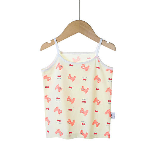 【59.9/任选3件！】夏季新款纯棉女童吊带 女宝宝卡通打底背心 中大童护肚内衣家居服-QQ 商品图10