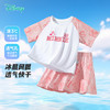 迪士尼宝宝女童短袖短裙套装时尚休闲透气卡通短袖套装夏季新款ZD2ET015 商品缩略图0