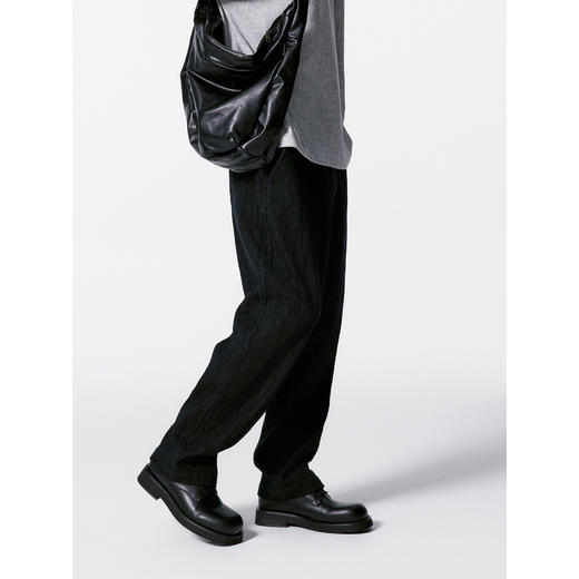 GXG男装 黑色肌理牛仔裤不易褪色长裤 秋季热卖G24X053038 商品图2