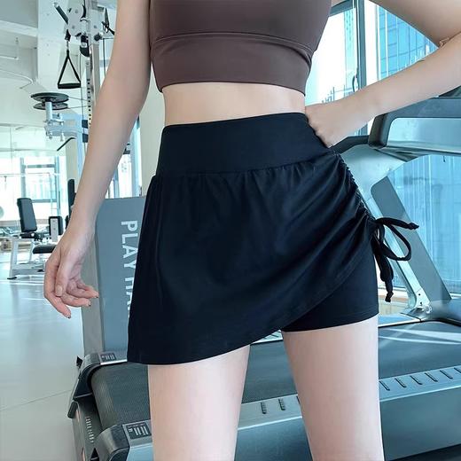 【3~5天发货】跃牌【美度空间】系列 NULS青春性感抽绳运动裙假两件防走光遮臀瑜伽短裙ADDQ52027 商品图3